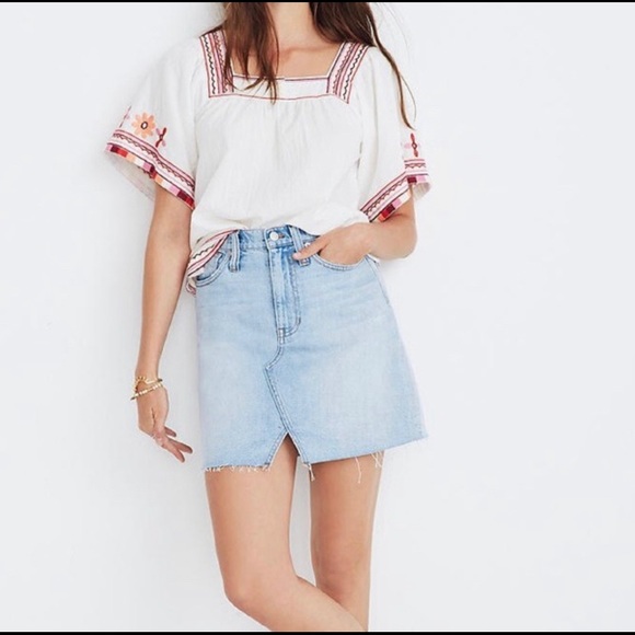 Madewell Denim Skirt - Picture 2 of 11